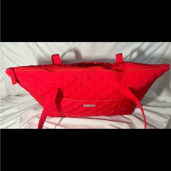 Vera Bradley Women's Microfiber Miller Tote Travel Bag Canyon Sunset - Picture 7 of 10